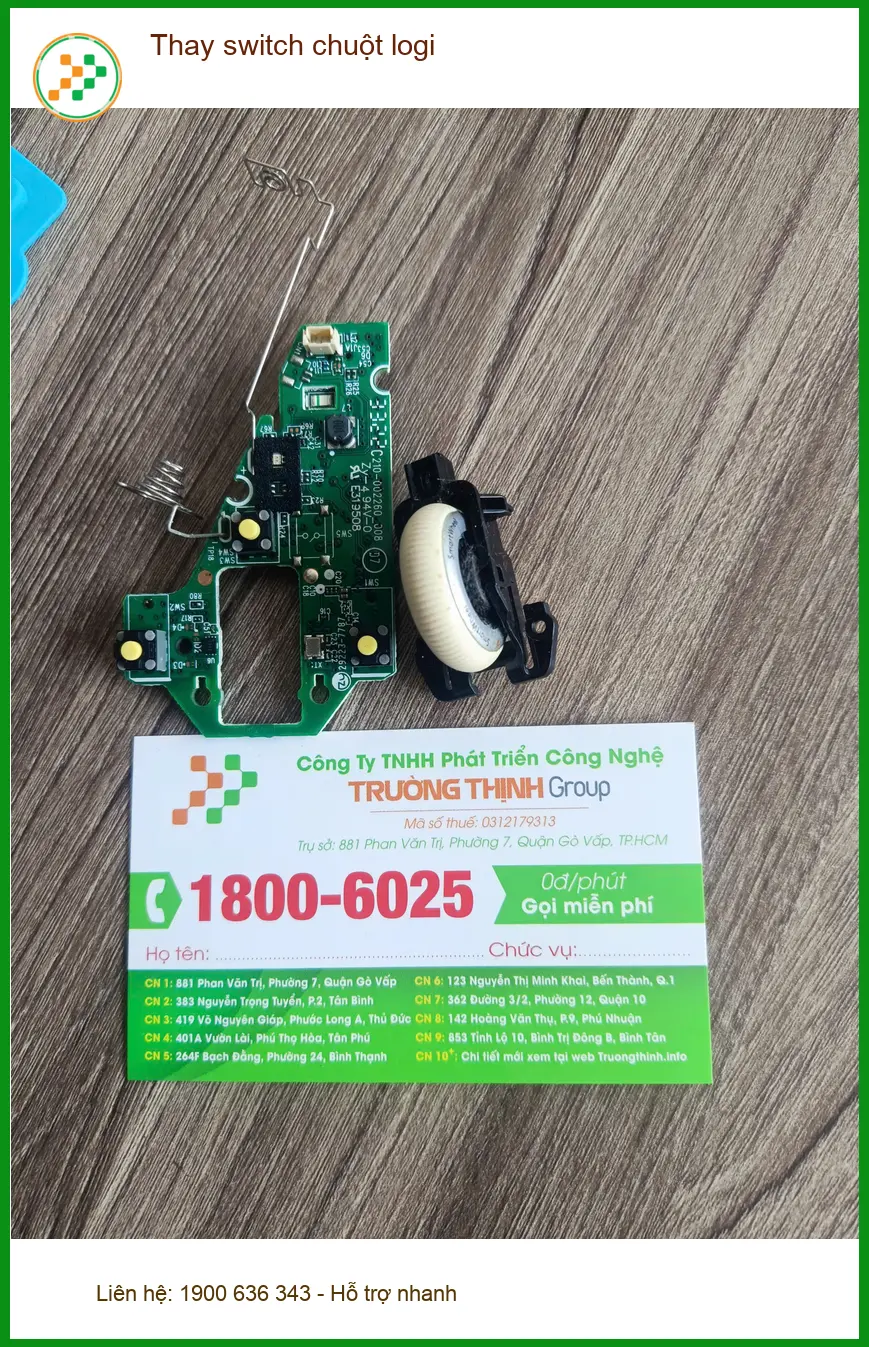 Bác Tâm giáo viên review tiệm thay switch chuột logi ở Quận Tân Phú ảnh thực tế 1