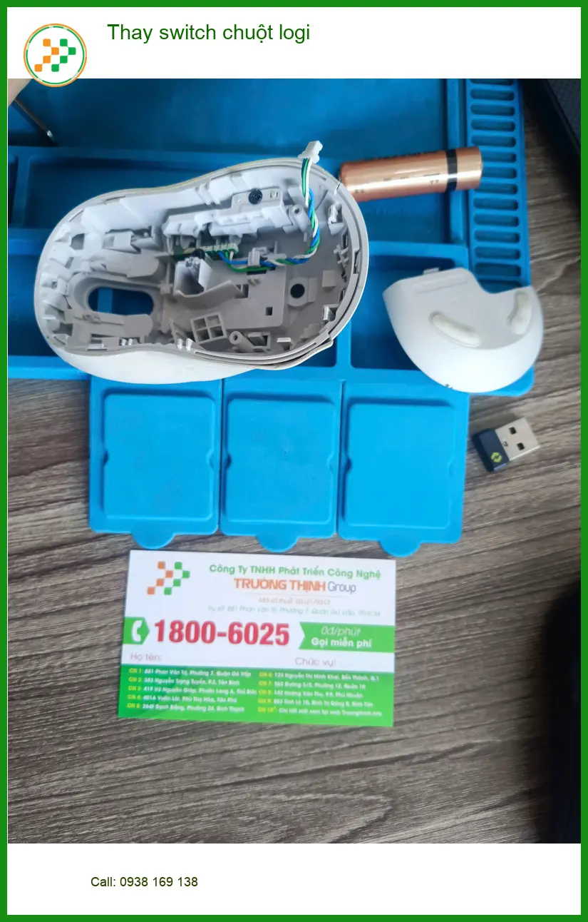 Bác Tâm giáo viên review tiệm thay switch chuột logi ở Quận Tân Phú ảnh thực tế 2