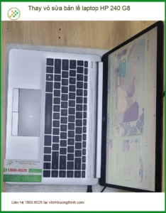 Anh Tân kỹ sư lo lắng tìm chỗ thay vỏ sửa bản lề HP 240 G8 Bình Tân