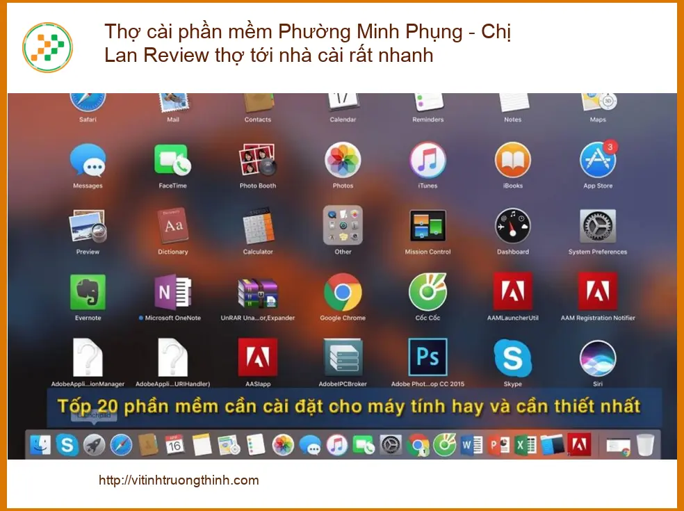Laptop Thợ cài phần mềm Phường Minh Phụng - Số điện thoại thợ cài nhanh Tphcm