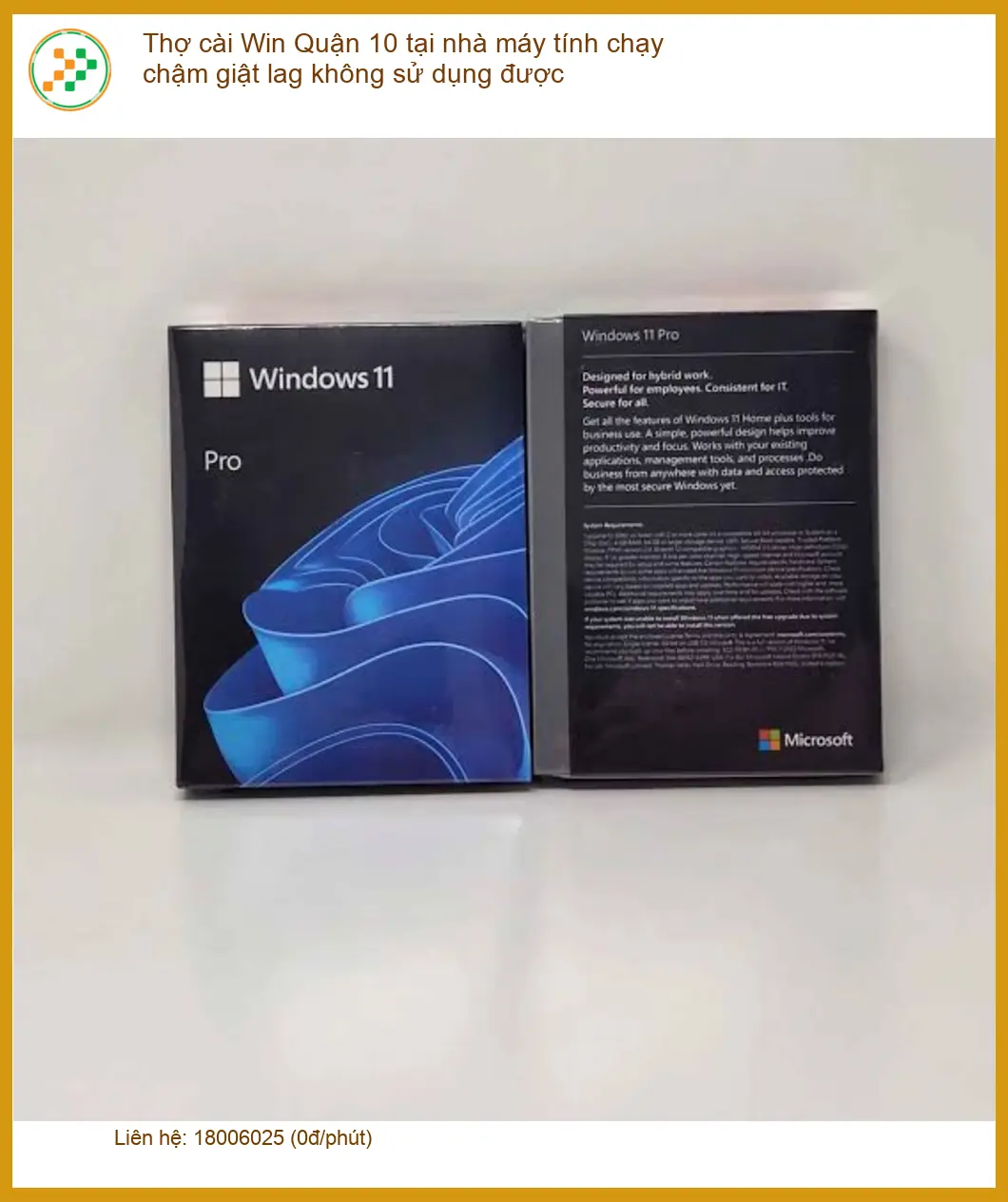 Windows Thợ cài Win Quận 10 máy tính chậm - Dịch vụ khắc phục tận nơi lấy liền