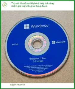 Windows Thợ cài Win Quận 9 máy tính chậm – Dịch vụ cài đặt tận nơi