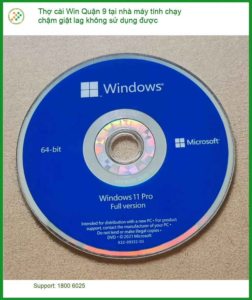 Windows Thợ cài Win Quận 9 máy tính chậm - Dịch vụ cài đặt tận nơi
