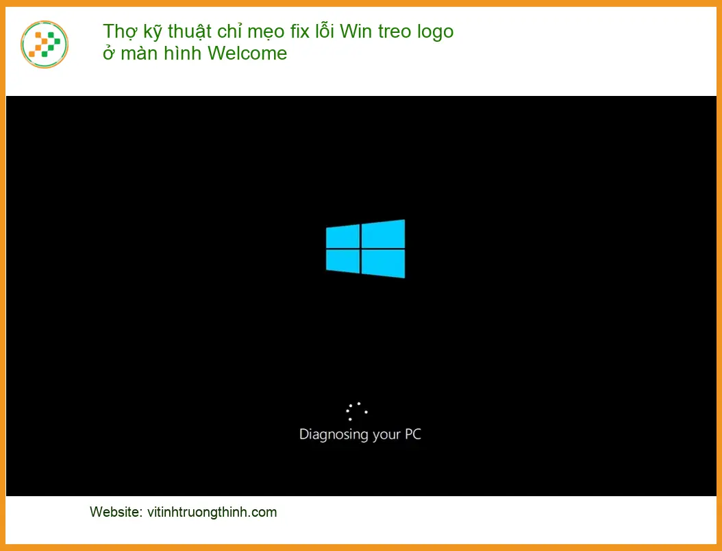 Fix lỗi Win treo logo màn hình Welcome: Thợ kỹ thuật chỉ mẹo - Sửa nhanh