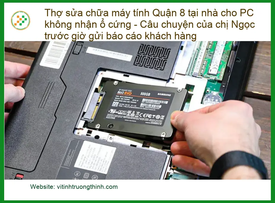 Sửa máy tính Quận 8 PC không nhận ổ cứng - Thợ sửa tại nhà lấy liền