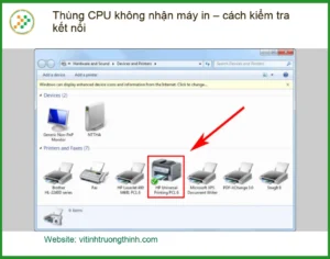 PC Thùng CPU không nhận máy in – cách kiểm tra kết nối – Trung tâm sửa máy tính uy tín