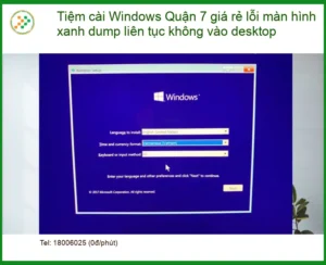 Windows Tiệm cài Quận 7 lỗi màn hình xanh dump liên tục – Trung tâm hỗ trợ