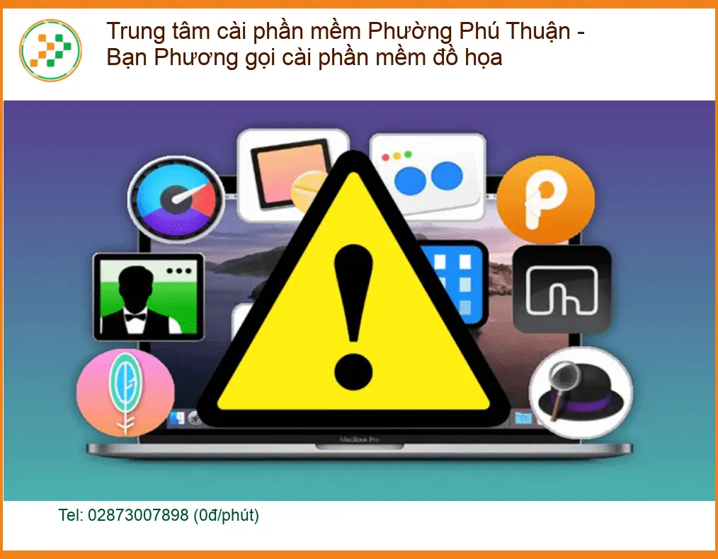 Laptop Trung tâm cài phần mềm Phú Thuận cho đồ họa - Địa chỉ hỗ trợ nhanh