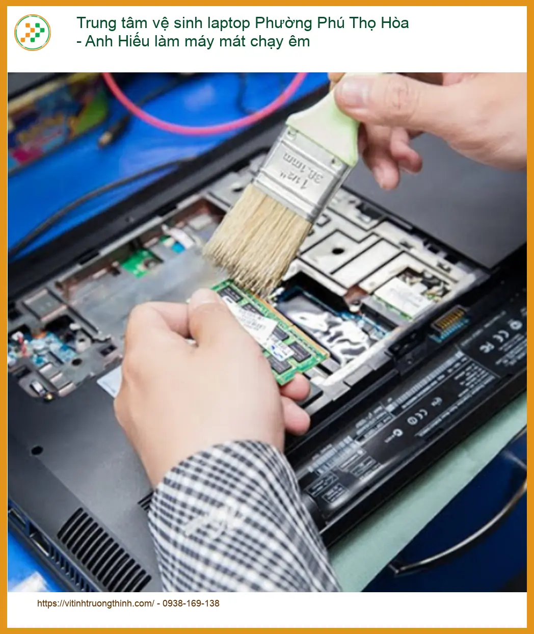 Laptop Trung tâm vệ sinh laptop Phường Phú Thọ Hòa - Máy mát chạy êm
