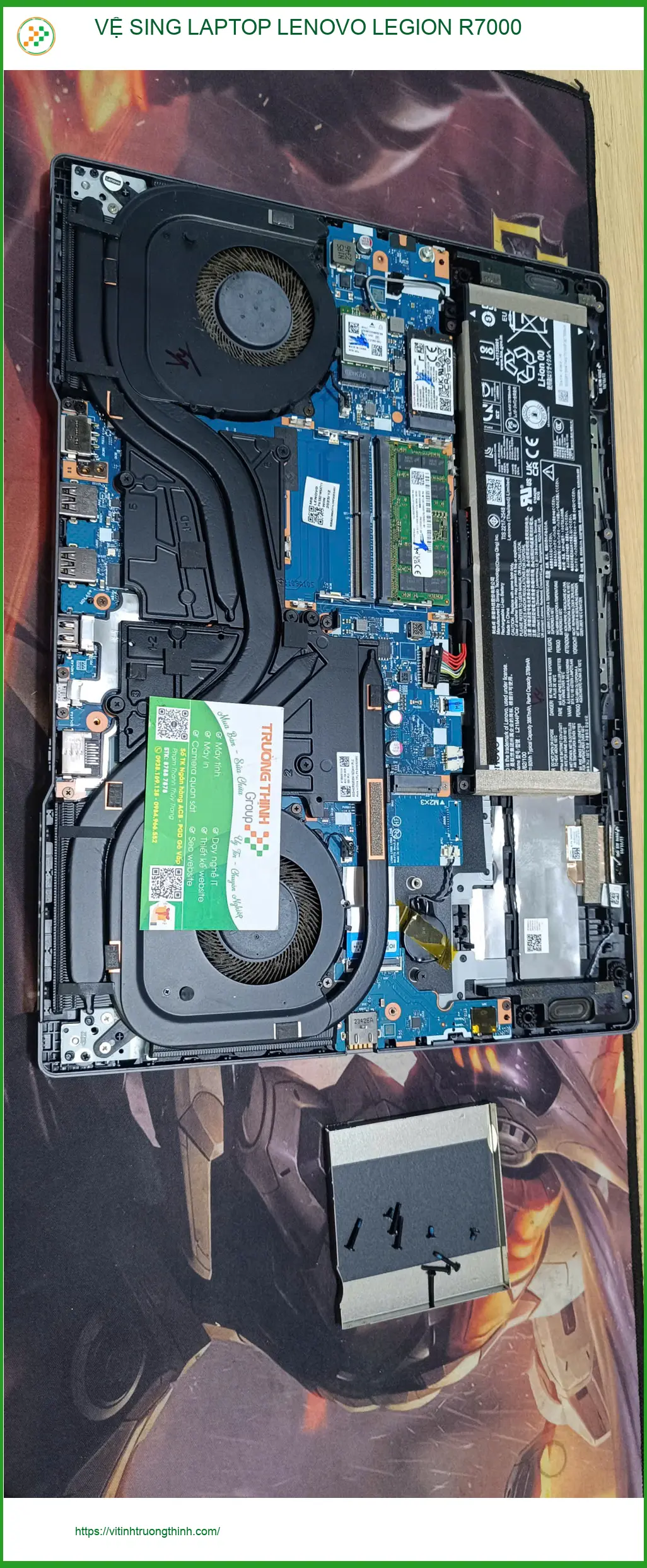 Anh Quang kỹ thuật viên - Vệ sinh Laptop Lenovo Legion R7000 Quận 9 giá rẻ