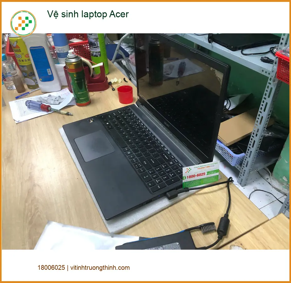 Bác Phúc chủ tiệm cafe - Review vệ sinh laptop Acer Quận Bình Tân ảnh thực tế 2