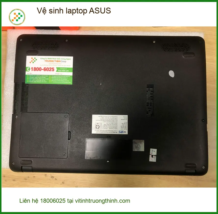 Anh Khôi lo máy nóng - Trung tâm vệ sinh laptop ASUS Quận Bình Tân uy tín