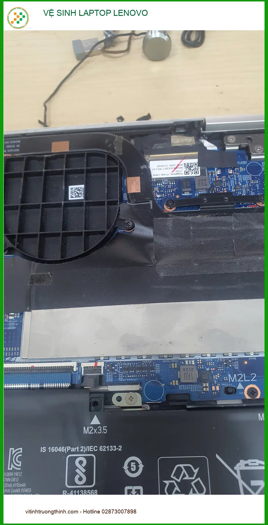 Anh Quân tìm chỗ Vệ sinh Laptop Lenovo Quận Gò Vấp lấy ngay