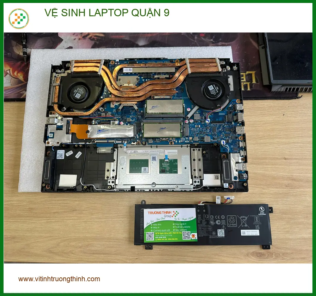 Chú Tấn laptop quá nóng cần vệ sinh gấp - Dịch vụ vệ sinh laptop Quận 9 ảnh thực tế 2