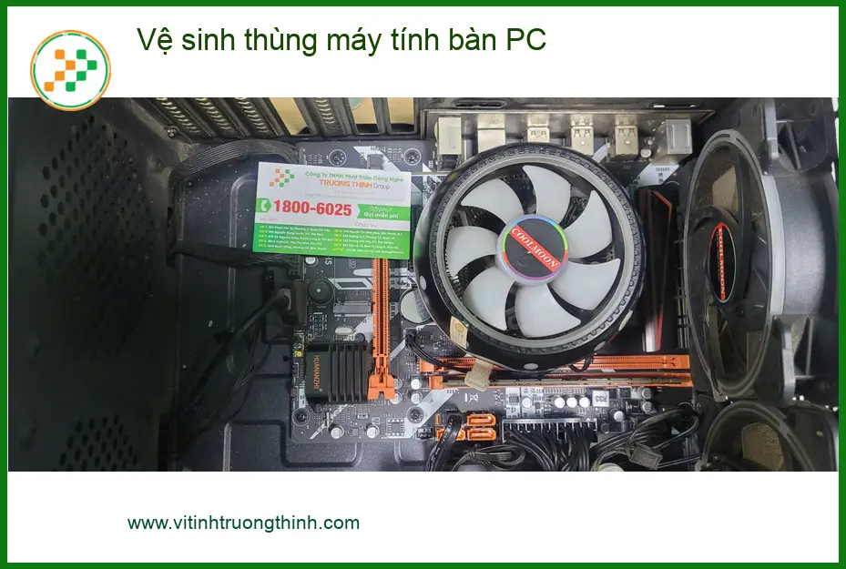 Anh Đạt review dịch vụ vệ sinh thùng máy tính bàn PC Quận Bình Tân ảnh thực tế 1