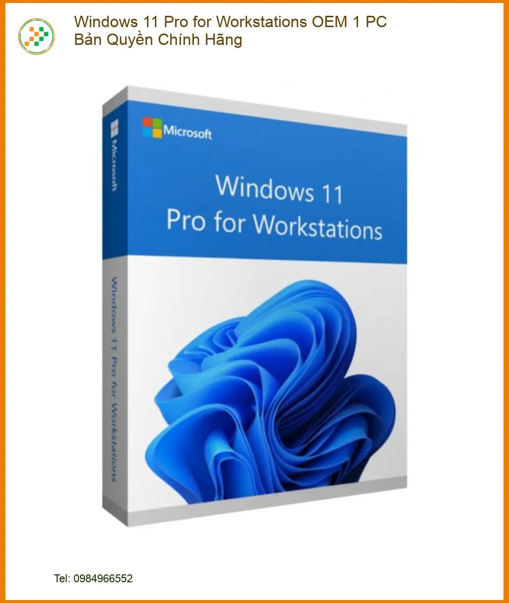 Windows Bản Quyền 11 Pro for Workstations OEM 1 PC Chính Hãng - Cài Đặt Tận Nơi TPHCM