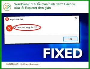 Windows 8.1 lỗi màn hình đen? Cách tự sửa Explorer – Hỗ trợ nhanh