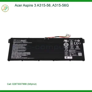 Pin Laptop ACER Acer Aspire 3 A315-56 – Thay Nhanh Tại Cửa Hàng TPHCM