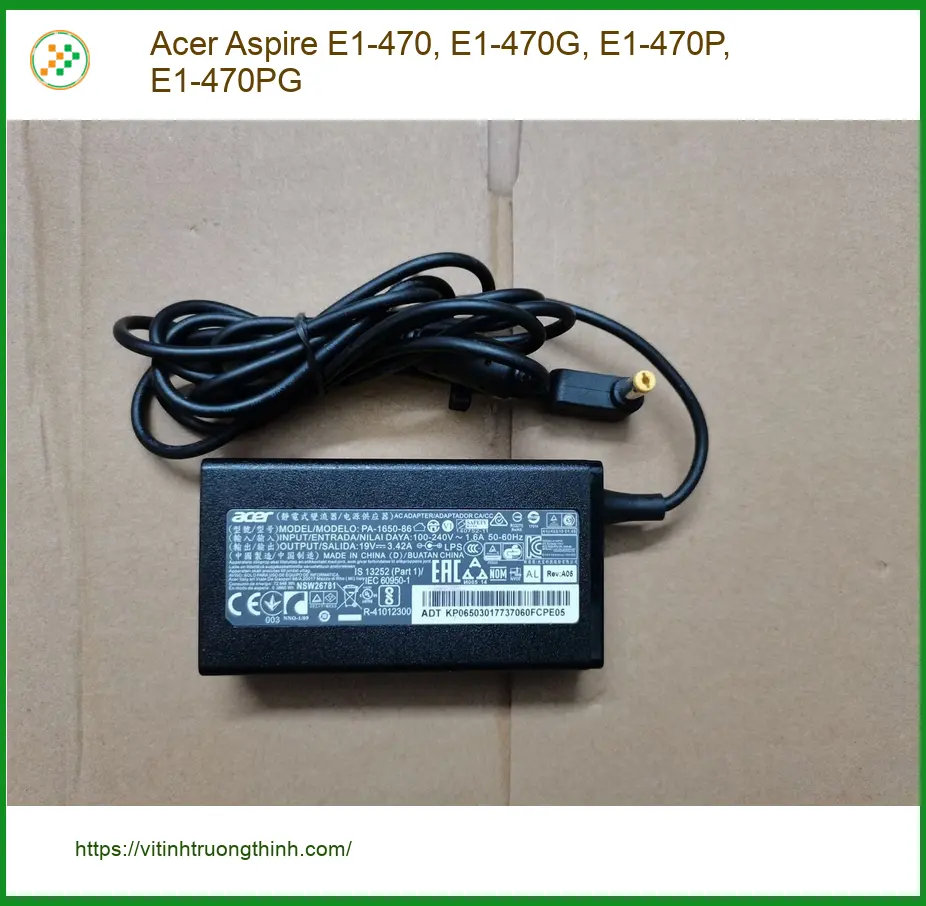 Sạc Laptop ACER Acer Aspire E1-470 - Mua Giá Rẻ | Cửa Hàng TPHCM