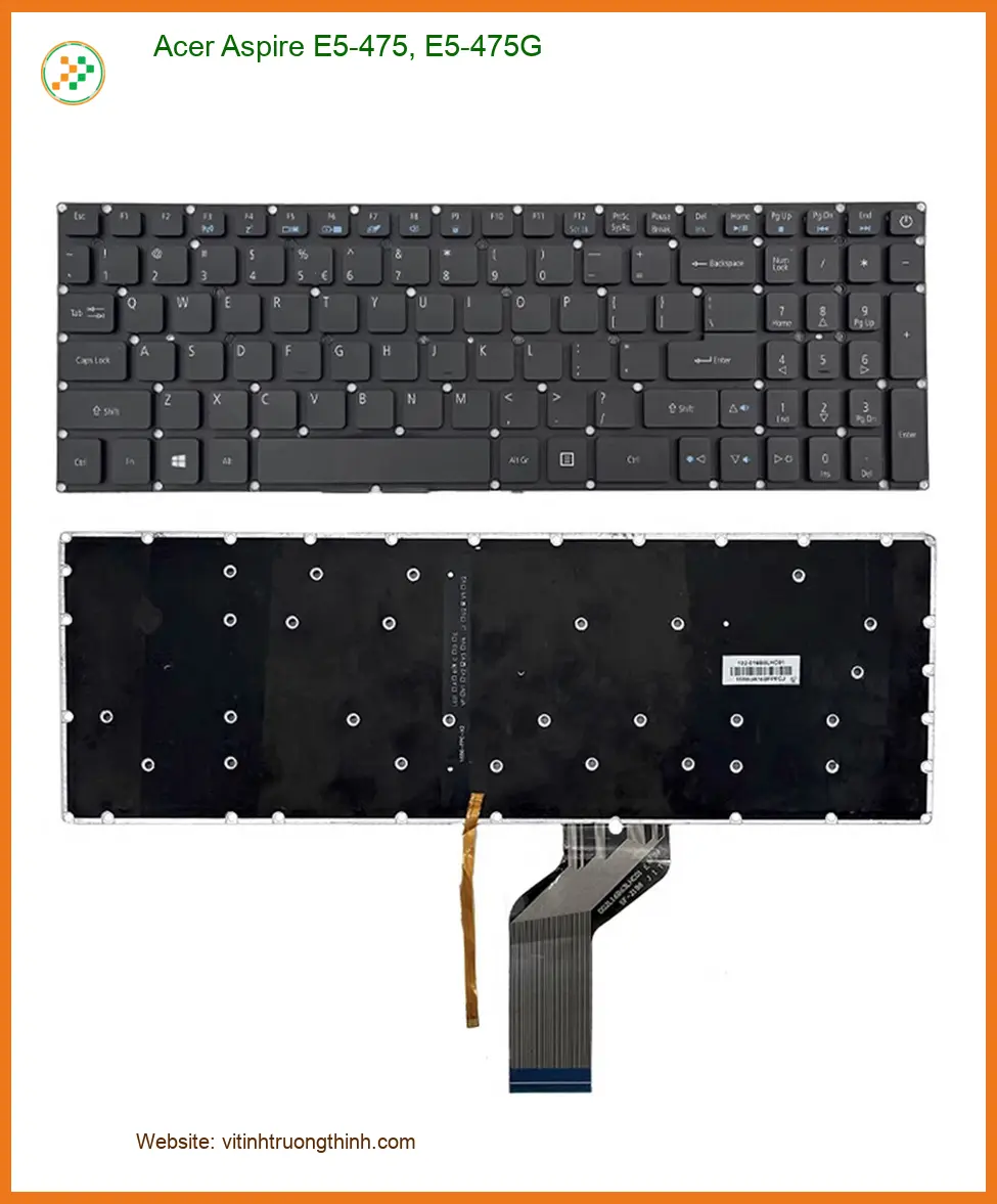 Bàn phím Laptop Acer Aspire E5-475 E5-475G - Thay Mới | Gần Bạn Nhất TPHCM