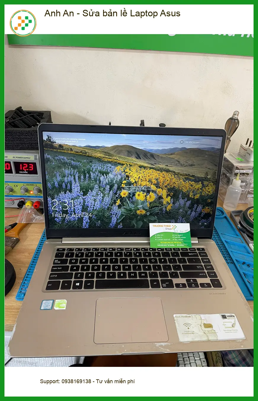 Chị Bảo Trâm sinh viên tìm Dịch vụ Sửa bản lề Laptop Asus Quận Thủ Đức uy tín ảnh thực tế 1