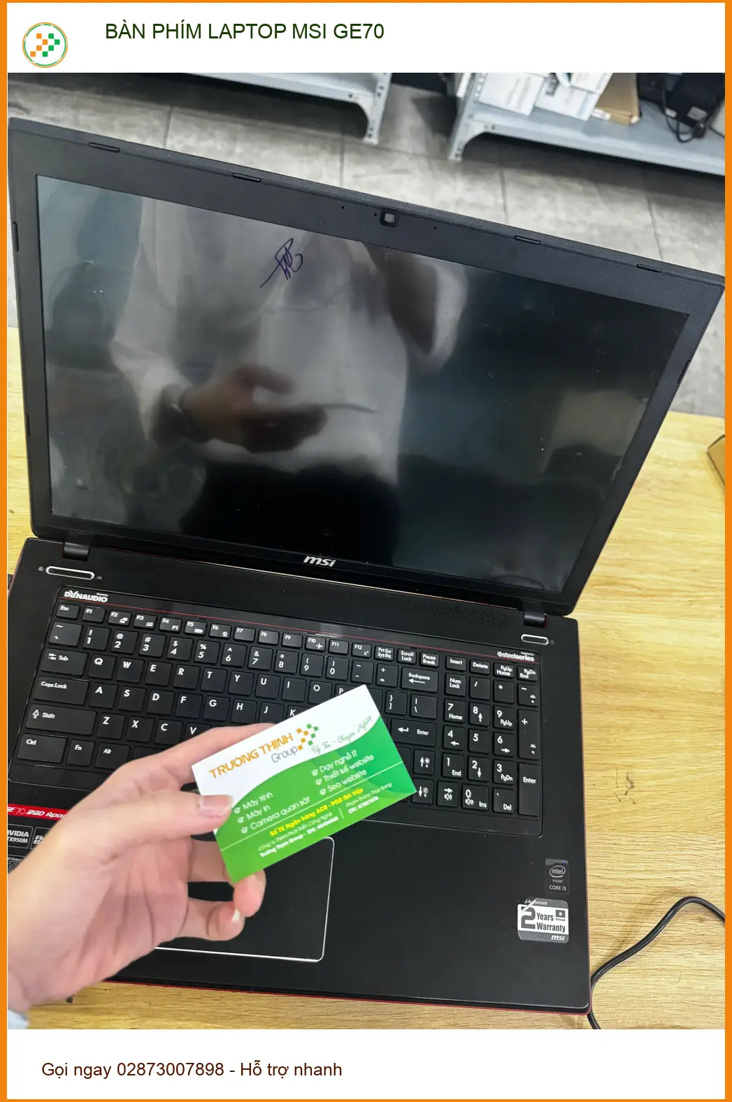 Anh Khoa thay Bàn phím laptop MSI GE70 Quận 10 - Chia sẻ kinh nghiệm uy tín ảnh thực tế 1