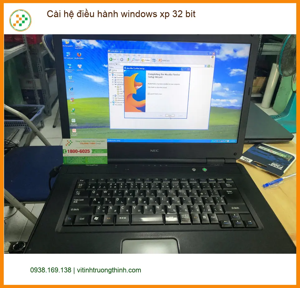 Anh Phong cài Windows XP 32 bit Quận Bình Tân - Dịch vụ uy tín
