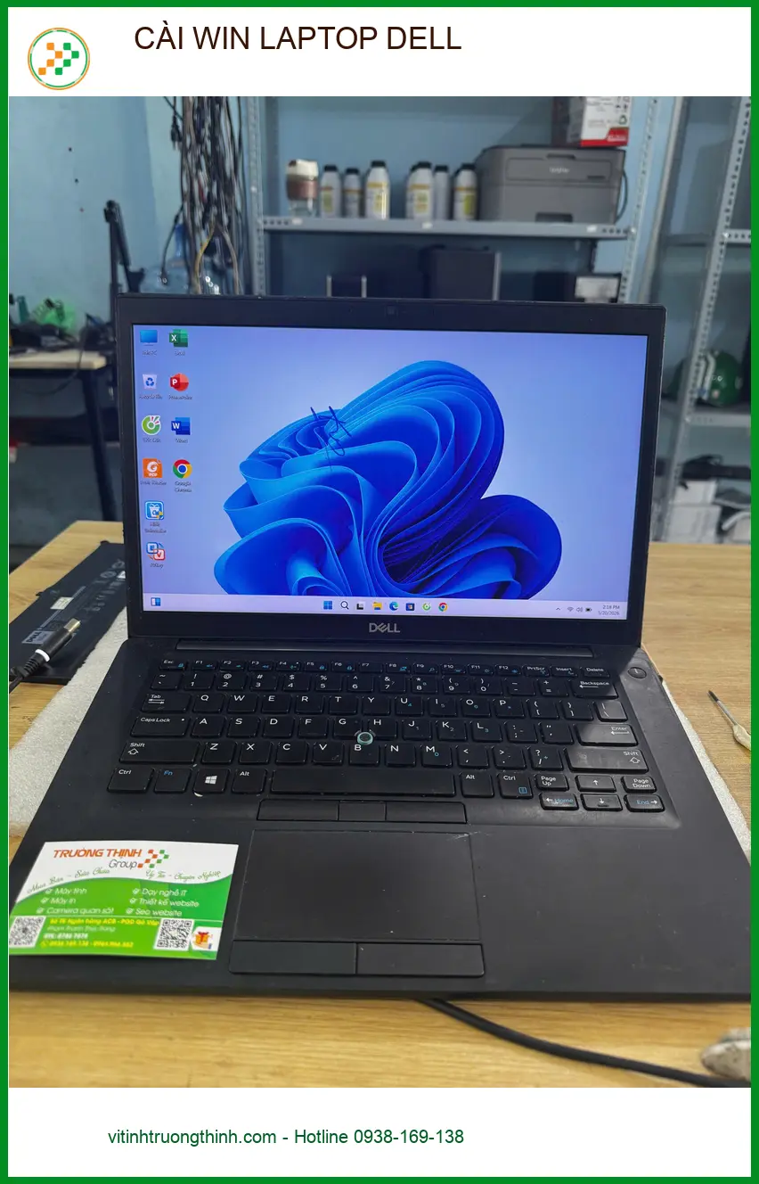 Trung tâm cài win laptop Dell Quận 10 lấy ngay - Chị Ngọc cần gấp ảnh thực tế 2