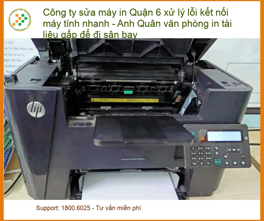 Sửa Chữa Nạp Mực Máy In Quận 6 Tận Nơi - Điện thoại công ty xử lý gấp