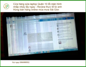 Sửa máy tính Quận 10 lỗi màn hình nhấp nháy lấy ngay – Cửa hàng