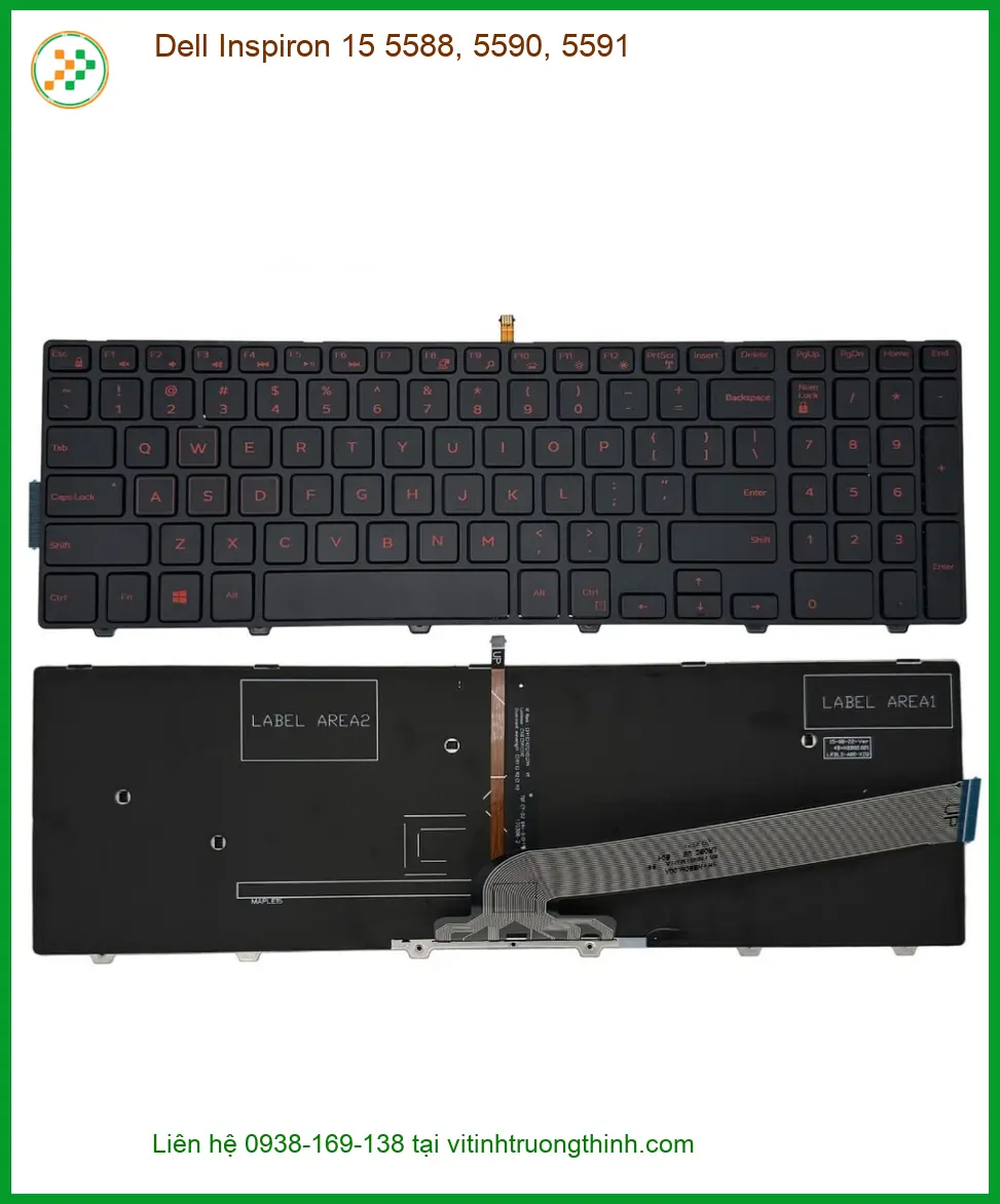 Bàn phím Laptop DELL Inspiron 5588, 5590, 5591 - Thay Nhanh TPHCM