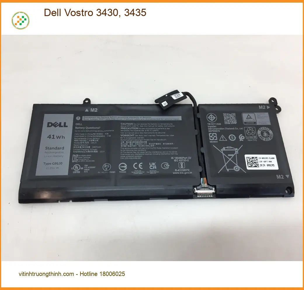 Pin Laptop DELL Dell Vostro 3430, 3435 - Thay Pin Nhanh, Giá Rẻ Tại TPHCM
