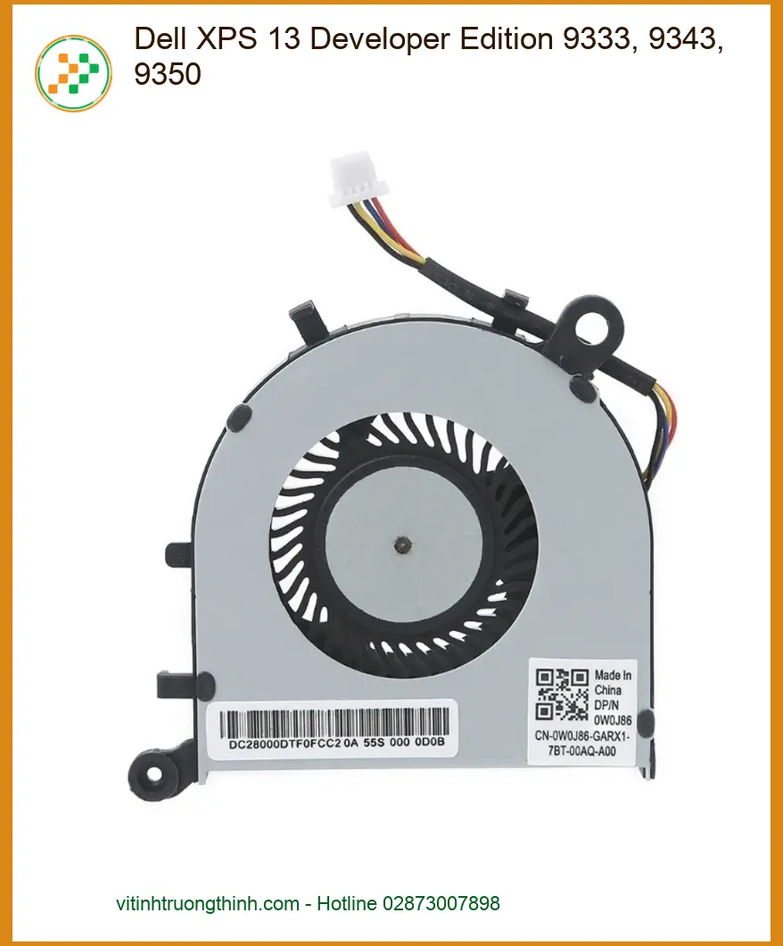 Quạt Tản Nhiệt Laptop DELL XPS 13 9333 9343 9350 - Sửa Nhanh | Giá Rẻ TPHCM