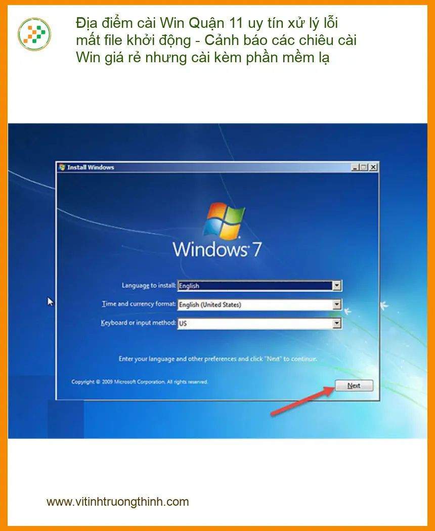 Cài Win Quận 11 xử lý lỗi khởi động - Trung tâm hỗ trợ uy tín