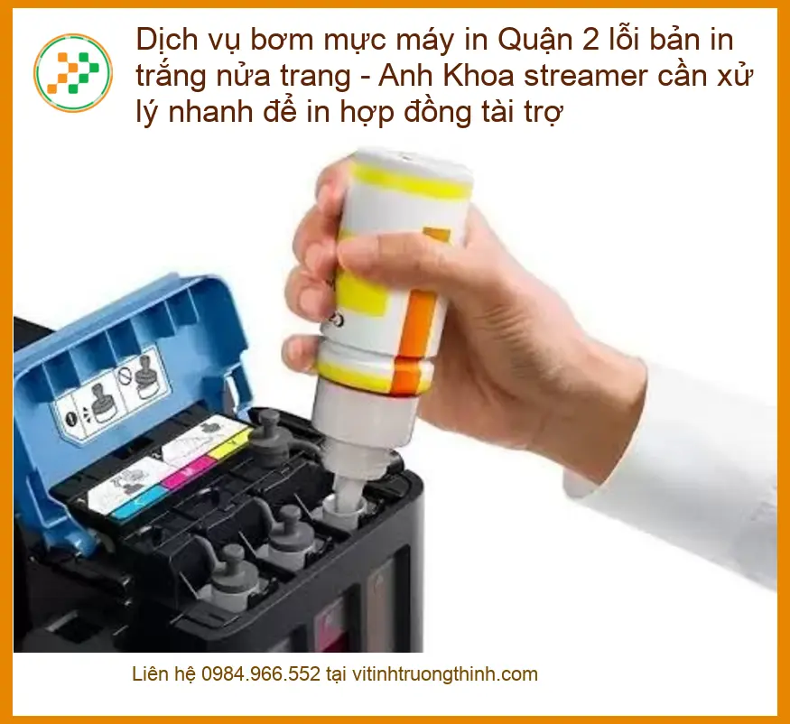 Sửa Chữa Nạp Mực Máy In Quận 2 lỗi bản trắng – Điện thoại xử lý gấp