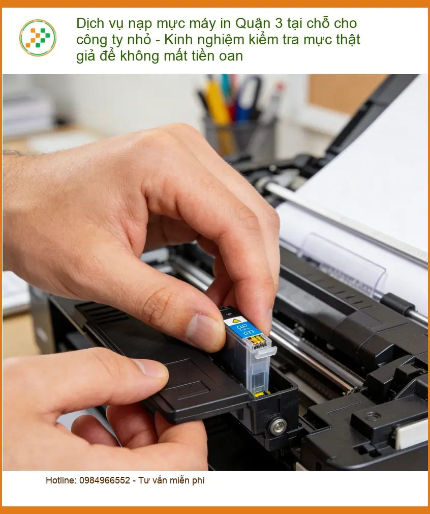 Sửa Chữa Nạp Mực Máy In Quận 3 tại chỗ – Điện thoại công ty xử lý gấp