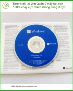 Windows Đơn vị cài lại Win Quận 9 máy full disk 100% – Trung tâm hỗ trợ nhanh