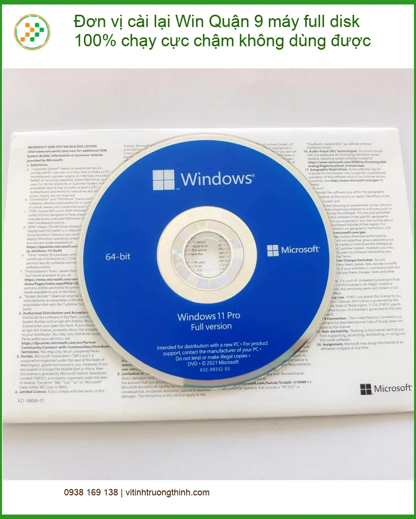 Windows Đơn vị cài lại Win Quận 9 máy full disk 100% – Trung tâm hỗ trợ nhanh