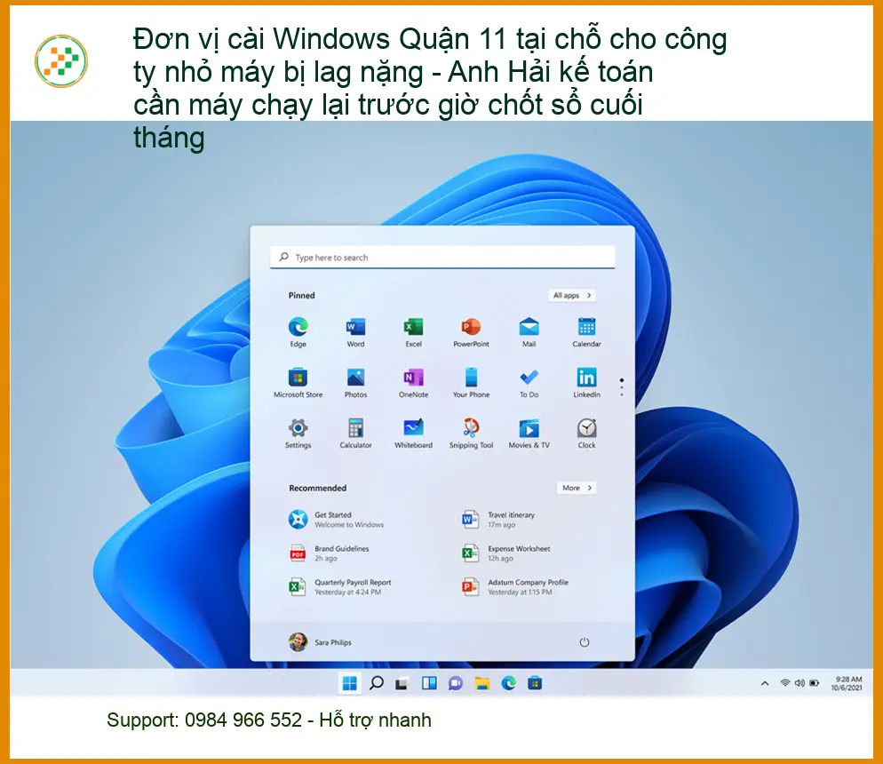 Windows Đơn vị cài Quận 11 tại chỗ máy lag nặng - Thợ xử lý gấp, gọi ngay!