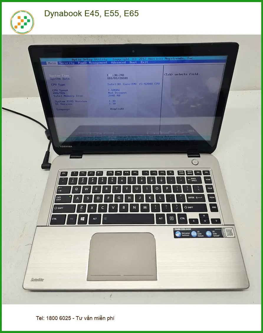Vỏ Laptop Dynabook E45 E55 E65 - Thay Lấy Liền Giá Rẻ TPHCM