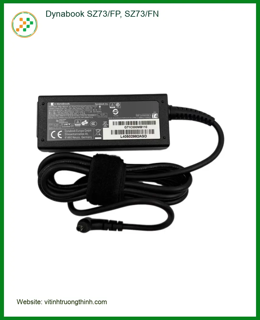 Sạc Laptop Dynabook SZ73/FP, SZ73/FN | Thay Lấy Ngay - Giá Rẻ TPHCM