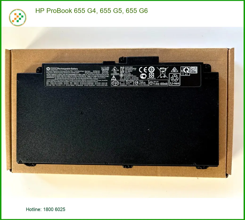 Pin Laptop HP ProBook 655 G4, G5, G6 - Thay Pin Nhanh Chóng | Giá Rẻ TPHCM