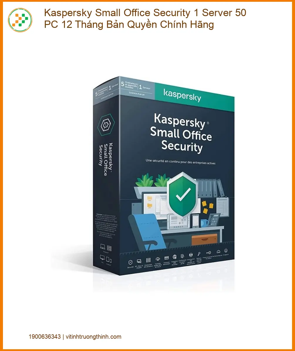 Antivirus Kaspersky SOS 1 Server 50 PC 12 Tháng - Mua Ngay Giá Rẻ TPHCM