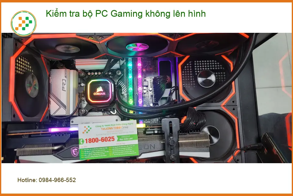 Dịch vụ kiểm tra bộ PC Gaming không lên hình Quận Bình Tân - Anh Trí hài lòng