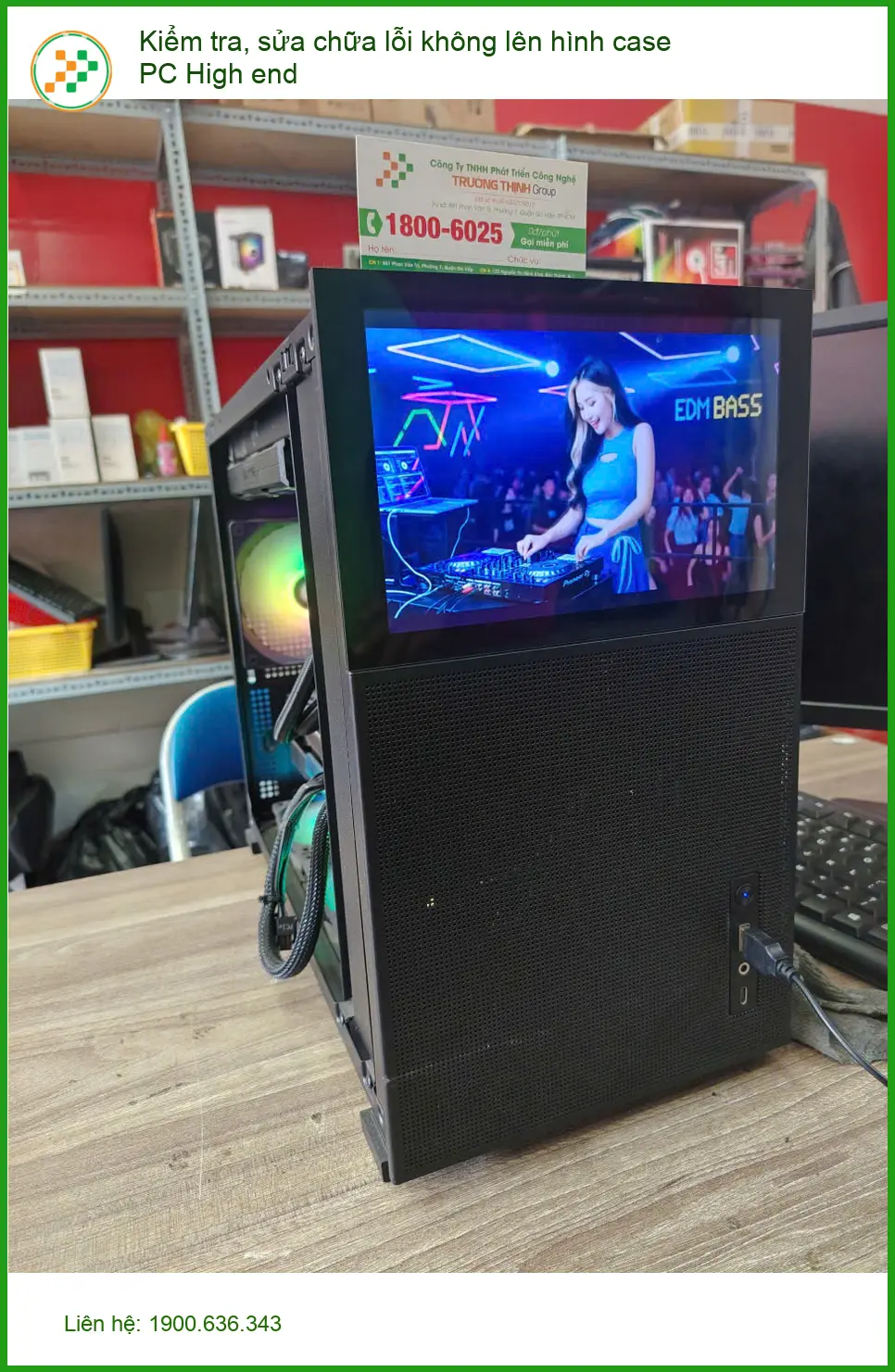 Chú Hưng quản lý dự án tìm dịch vụ sửa PC high end không lên hình Quận 7