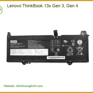 Pin Laptop LENOVO ThinkBook 13x Gen 3, 4 – Thay Pin Lấy Liền – Cửa Hàng Gần Nhất TPHCM