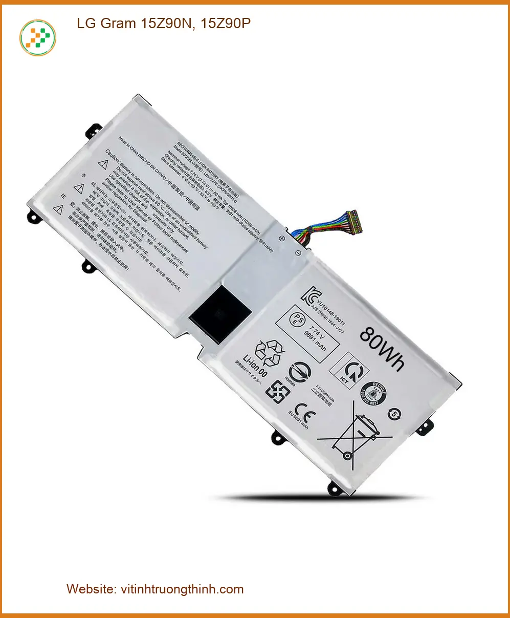 Pin Laptop LG Gram 15Z90N 15Z90P - Thay Pin Lấy Liền Tại Trung Tâm TPHCM