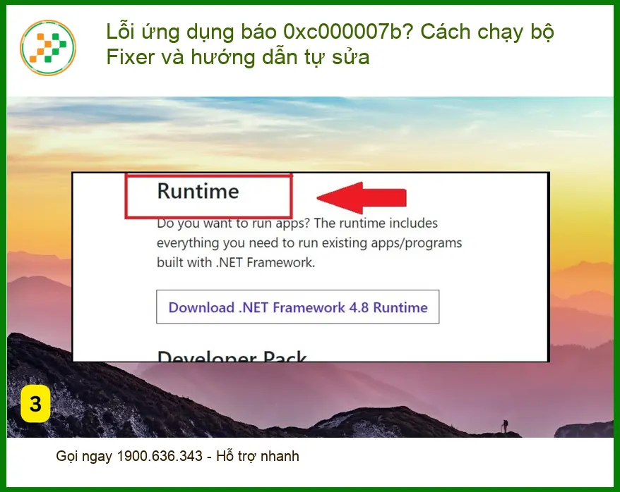 Thủ thuật Phần mềm Lỗi ứng dụng báo 0xc000007b? Địa chỉ sửa uy tín TPHCM