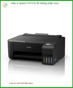 Sửa Chữa Nạp Mực Máy In Epson L1210 Lỗi Không Nhận Mực – Gọi thợ TPHCM