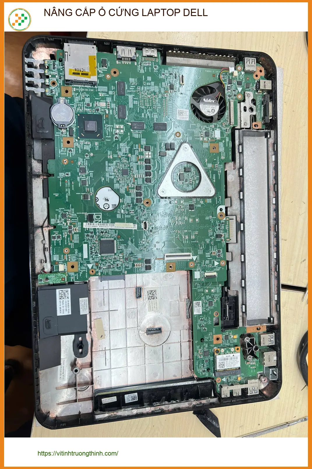 Chị Thanh ở Gò Vấp review nâng cấp ổ cứng Laptop Dell tốc độ siêu nhanh
